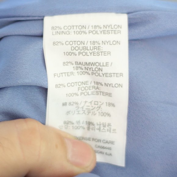 J. CREW Blue Lace-like Sleeveless Dress - Picture 6 of 6